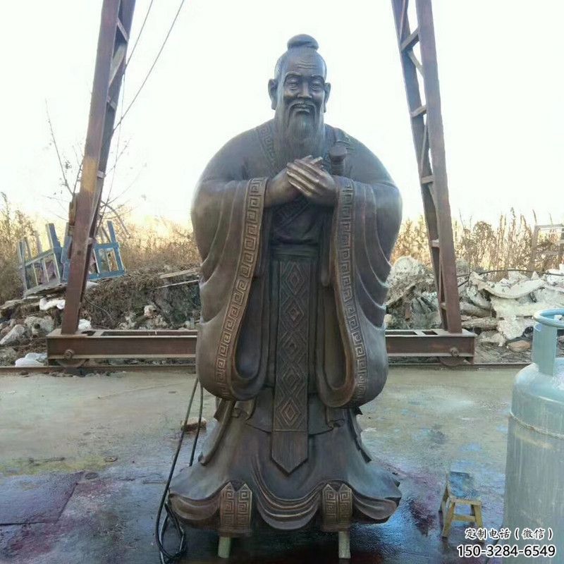 商場(chǎng)孔子雕塑 學(xué)校雕塑 店門口小品