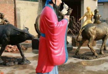 園林孔子雕塑 風(fēng)景區(qū)學(xué)校雕塑 廣場(chǎng)小品