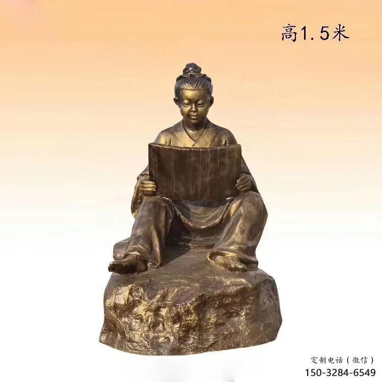 大型老人雕塑 歐式步行街擺件 彩繪古代雕塑