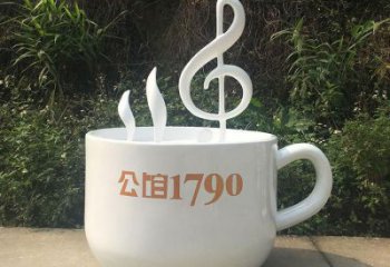 步行街酒杯雕塑 游樂場(chǎng)杯子雕塑 鑄造酒杯子雕塑