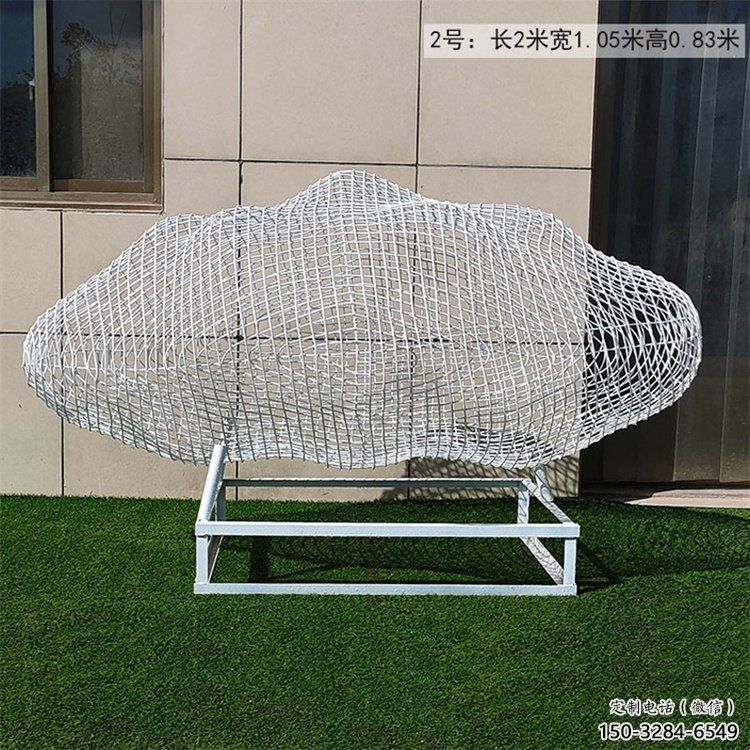 景觀云梯雕塑 烤漆大型梯子雕塑 酒店云朵雕塑