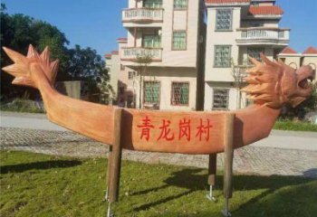 烤漆龍舟雕塑 鋼管劃槳雕塑 室內(nèi)競(jìng)賽雕塑