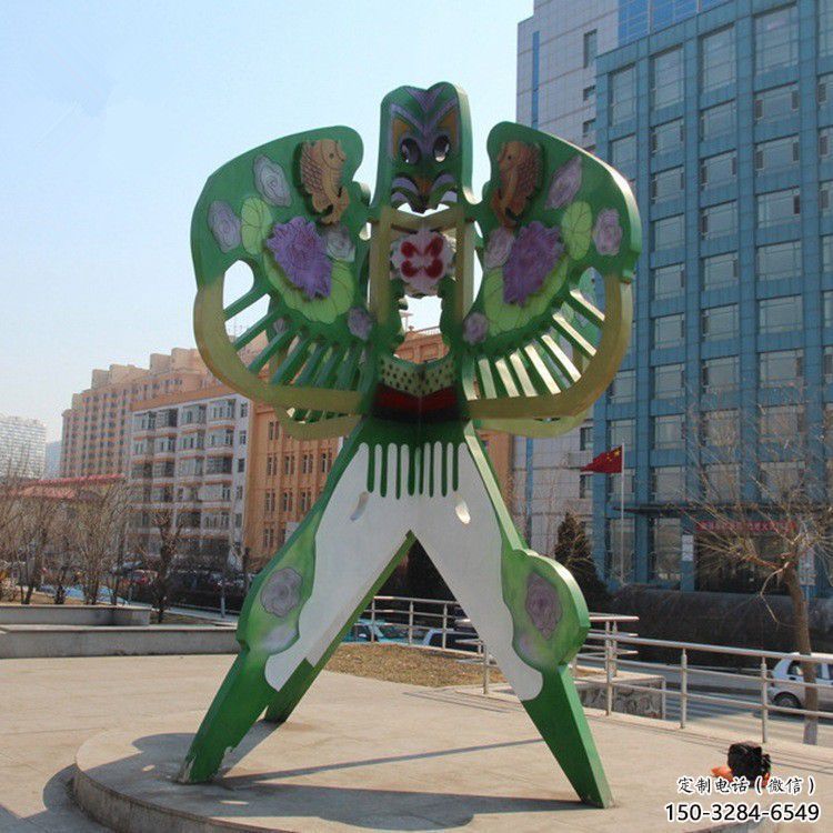 步行街風(fēng)箏雕塑 游樂場(chǎng)雕塑 鑄造景觀雕塑