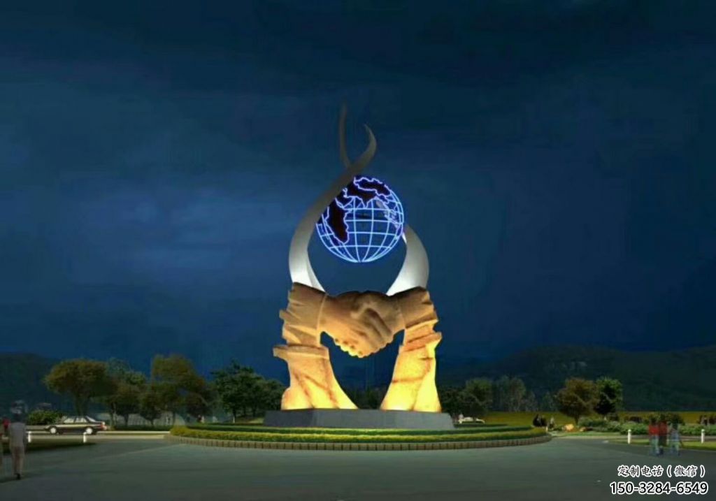 創(chuàng)意握手雕塑 啞光雕塑 公園誠(chéng)信雕塑 創(chuàng)意握手雕塑 啞光雕塑 公園誠(chéng)信雕塑