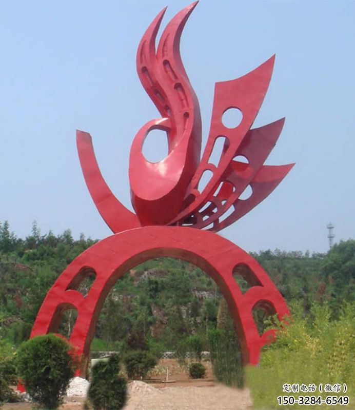 鳳凰大門(mén)雕塑