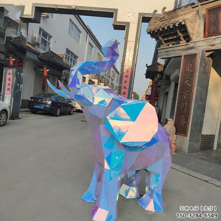 地產(chǎn)大象雕塑提供，露天雕塑，烤漆大象雕塑生產(chǎn)承接