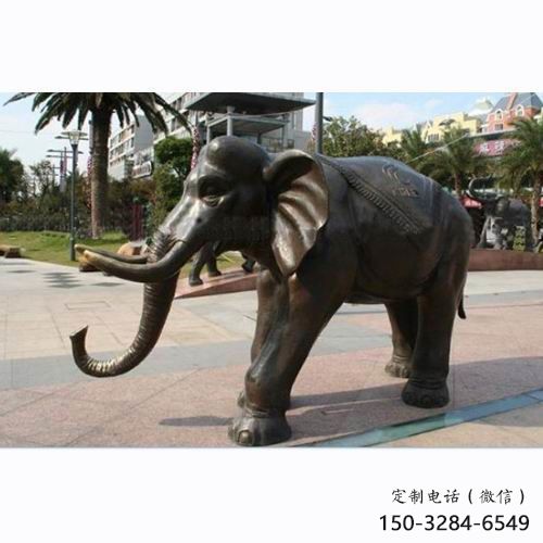 大象雕塑供應(yīng)，城市裝飾，銅大象雕塑優(yōu)選