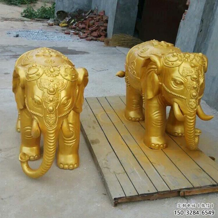 大象雕塑生產(chǎn)商，街頭藝術(shù)，藝術(shù)黃銅大象雕塑精選