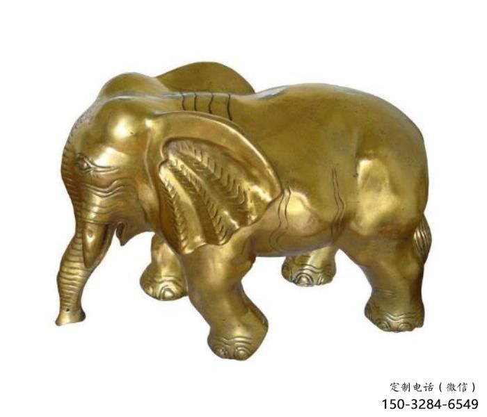 藝術(shù)大象雕塑精選，街道標(biāo)識(shí)，銅大象雕塑工程指用