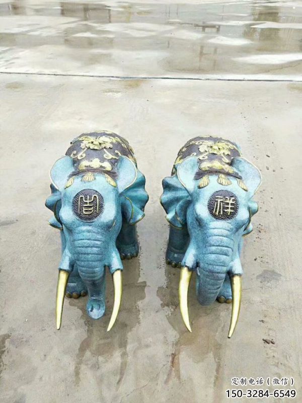 大象雕塑選用，鑄造工藝，彩繪大象雕塑生產(chǎn)廠家