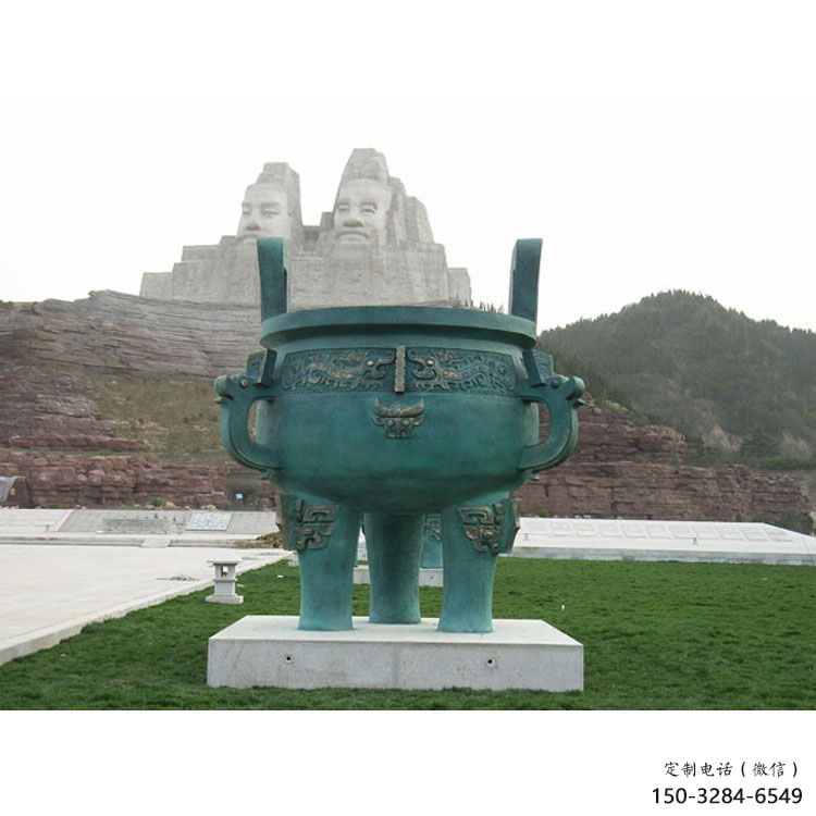 圓鼎雕塑，銅器景觀雕塑，鑄銅工藝
