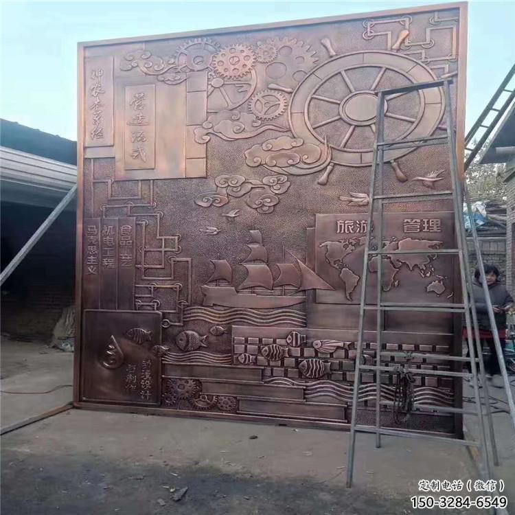 金屬浮雕批發(fā)廠家，街頭藝術(shù)，公園浮雕廠家展品