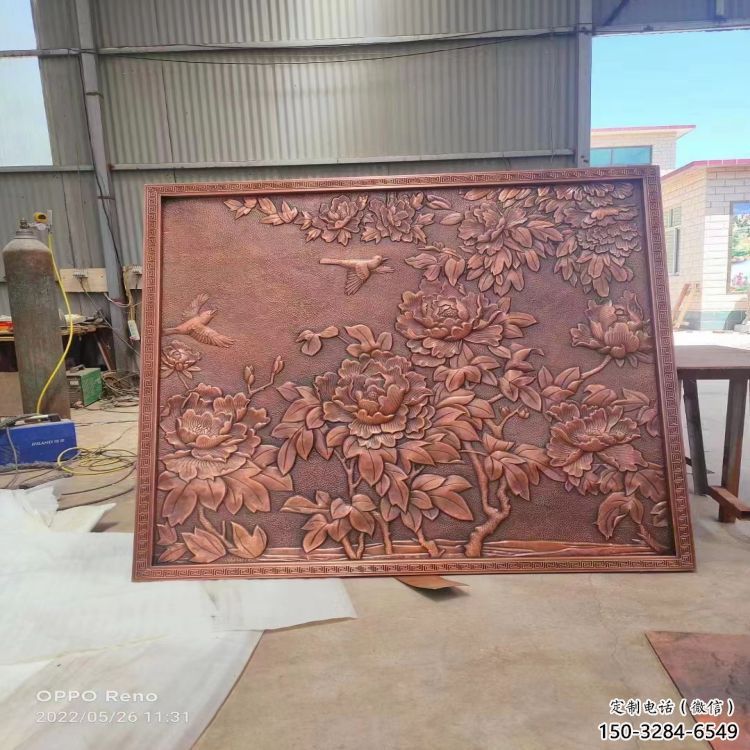 景區(qū)花卉浮雕廠家，景觀雕塑，鑄銅花卉浮雕制作