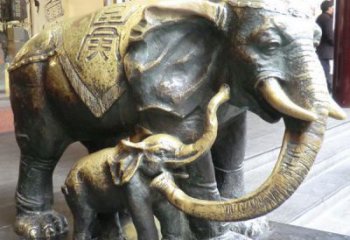 景觀大象雕塑生產(chǎn)，金屬構(gòu)件，銅大象雕塑通用