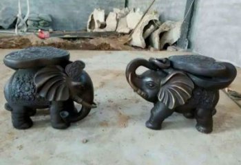 藝術(shù)大象雕塑優(yōu)選，城市裝飾，銅大象雕塑訂做