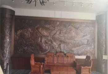 門口浮雕點擊，地標擺件，鑄銅城堡浮雕承接