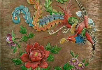 鳳凰浮雕觀賞型，街景小品，動(dòng)物浮雕主題常用