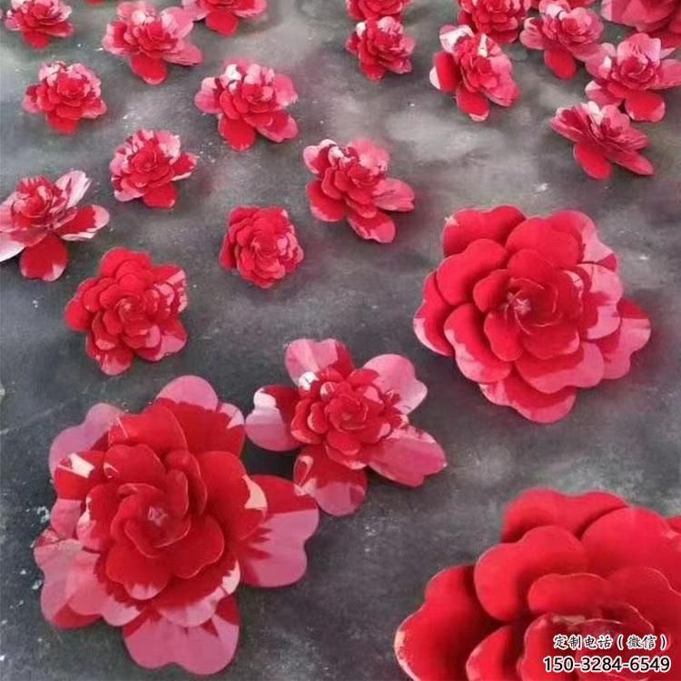 紀念花籃雕塑生產，廣場雕塑，玫瑰花花籃雕塑展品