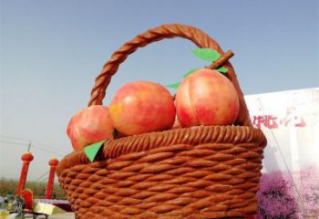 果籃雕塑標(biāo)準(zhǔn)，景觀雕塑，香蕉果籃雕塑提供