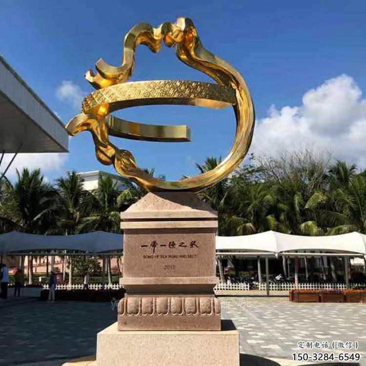 宣傳主題雕塑加工廠家，藝術(shù)形象標(biāo)識(shí)，地標(biāo)美陳雕塑