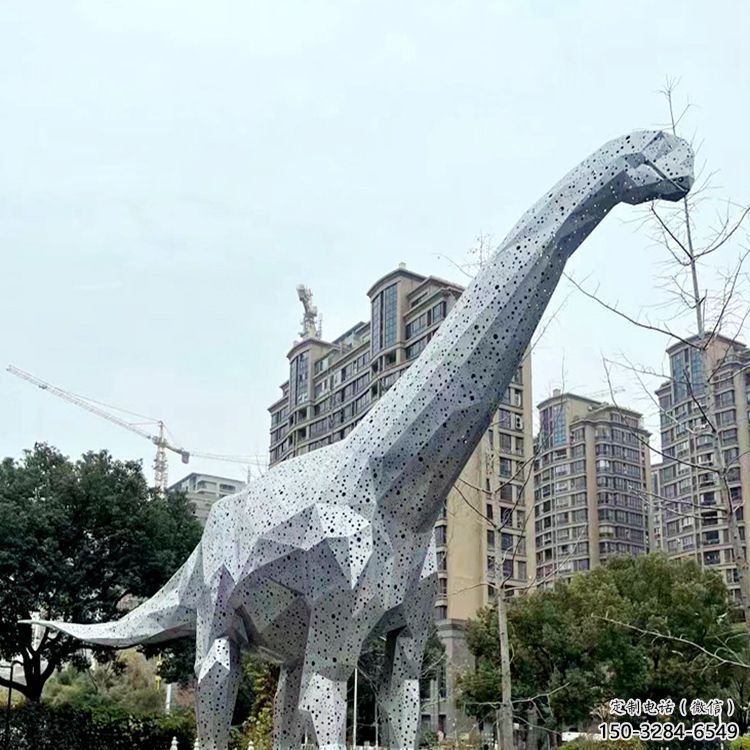 鏤空恐龍雕塑制造，歐式風(fēng)格，切面恐龍雕塑定價(jià)