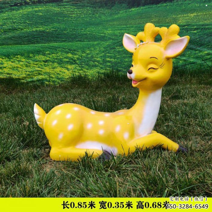 小鹿雕塑精選，戶外雕塑，景觀卡通小鹿雕塑優(yōu)價(jià)