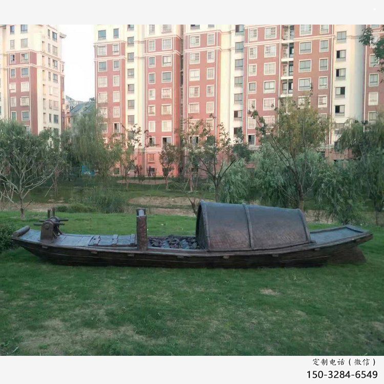 銅船雕塑生產商，城市雕塑，小船銅雕塑廠家常用