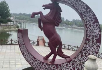 宣傳主題雕塑廠家，藝術(shù)形象標(biāo)識(shí)，地標(biāo)美陳雕塑