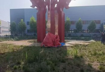 火球雕塑，精神堡壘火球雕塑落地展示