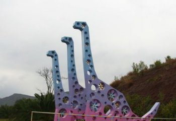 恐龍雕塑展品，景觀概念，鏤空恐龍骨架雕塑優(yōu)選