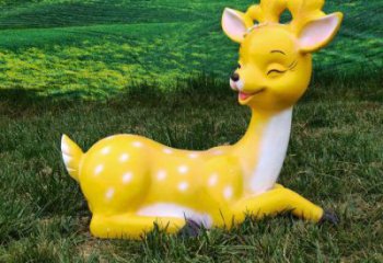 小鹿雕塑精選，戶外雕塑，景觀卡通小鹿雕塑優(yōu)價(jià)