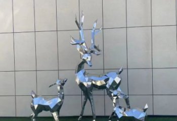 景觀小鹿雕塑服務(wù)商，美陳雕塑，切面小鹿雕塑精選