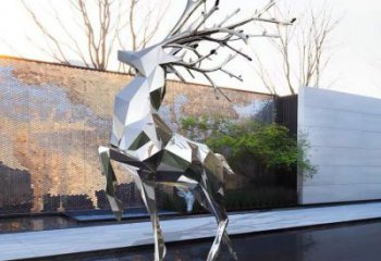 商場小鹿雕塑常用，公園小品，切面小鹿雕塑生產(chǎn)商