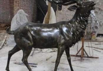 銅小鹿雕塑精選，鑄銅制作，小鹿銅雕塑標(biāo)準(zhǔn)