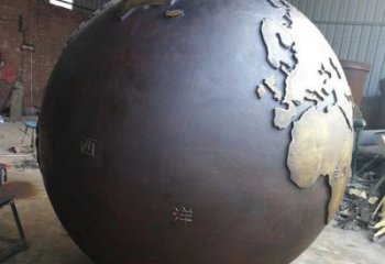 地圖雕塑訂做，街景小品，戶外地圖雕塑制作廠家