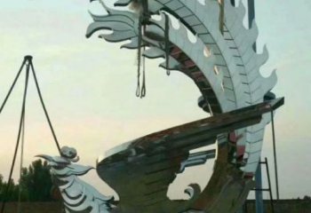 景觀鳳凰雕塑供求，美陳雕塑，藝術不銹鋼鳳凰雕塑優(yōu)選