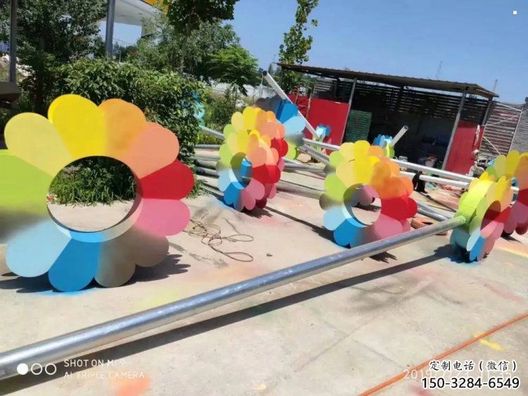 杏花雕塑選定，烤漆工藝，不銹鋼杏花雕塑預定