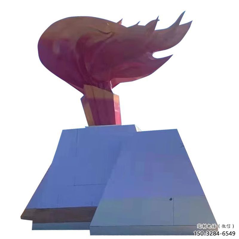 火把雕塑批發(fā)，標(biāo)識雕塑，地產(chǎn)不銹鋼火把雕塑優(yōu)選