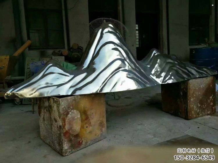 飯店假山雕塑，鍍金歐式雕塑，鍍金工藝