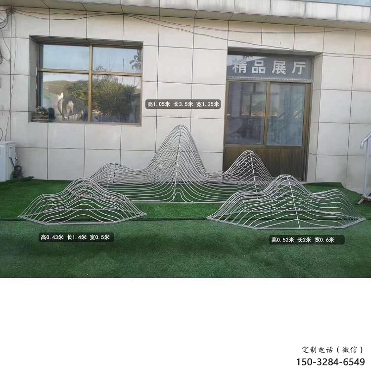 不銹鋼假山雕塑，廣場(chǎng)雕塑，鏤空假山雕塑廠家