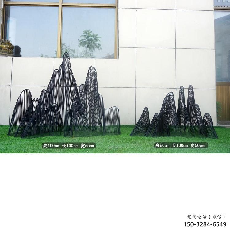 編織假山雕塑，中式工藝，社區(qū)假山雕塑制造商