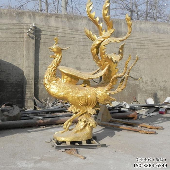 孔雀雕塑訂做，景區(qū)案例，藝術銅孔雀雕塑定制廠家