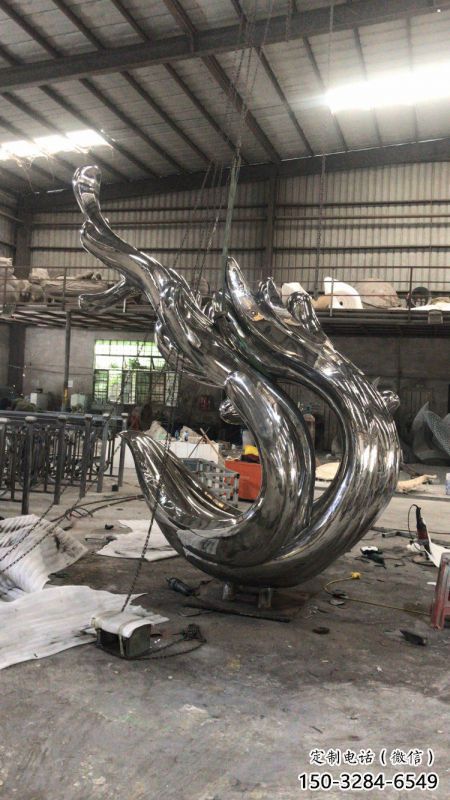 波浪雕塑供給，中式工藝，不銹鋼波浪雕塑精品