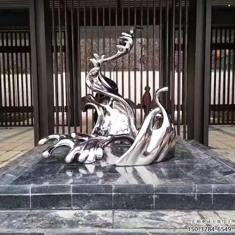 浪花雕塑