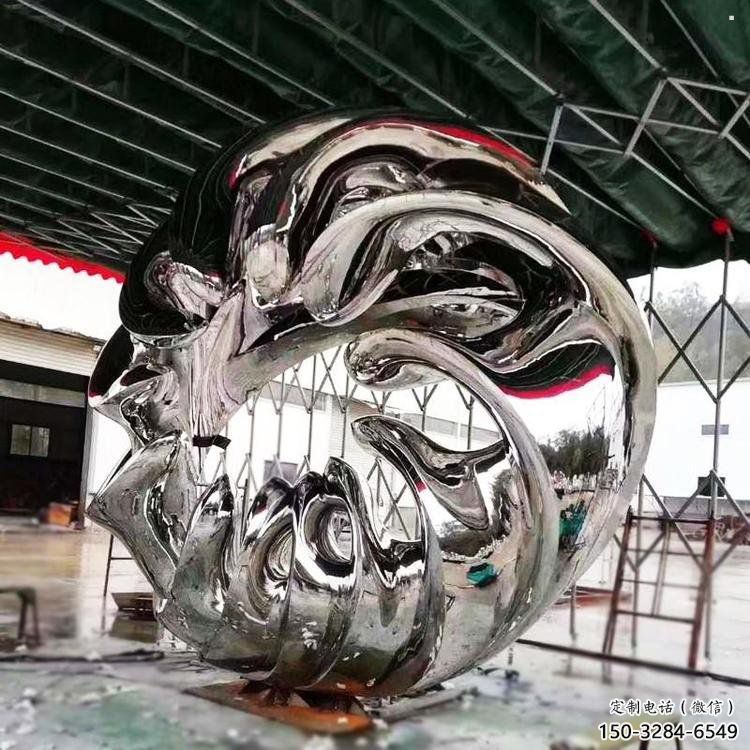 室內(nèi)浪花雕塑