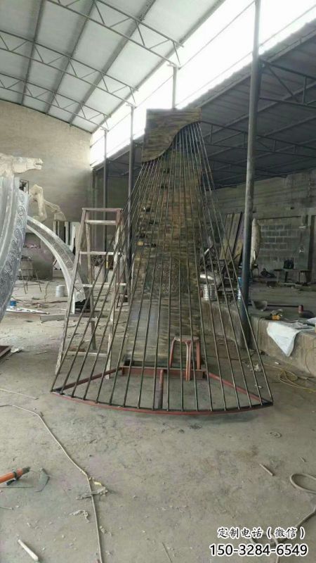 馬頭琴雕塑定做，廣場(chǎng)雕塑，不銹鋼馬頭琴雕塑提供