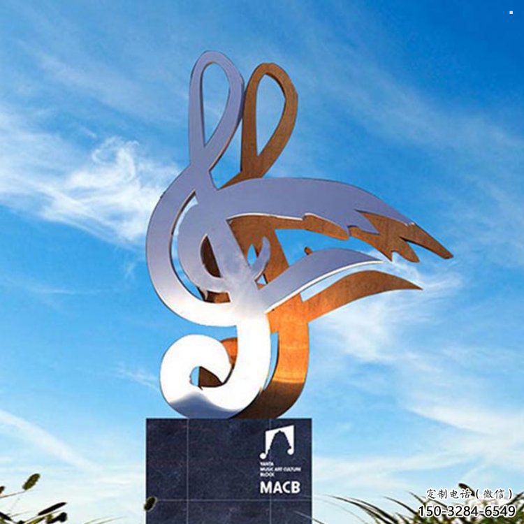 提琴雕塑觀賞型，小區(qū)雕塑，不銹鋼提琴雕塑優(yōu)價