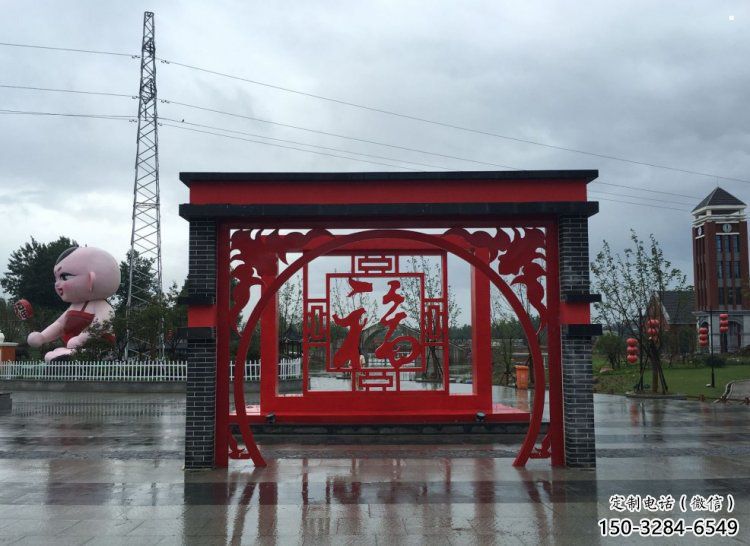 愛(ài)字雕塑供需，廣場(chǎng)雕塑，城市廣場(chǎng)福字雕塑廠家