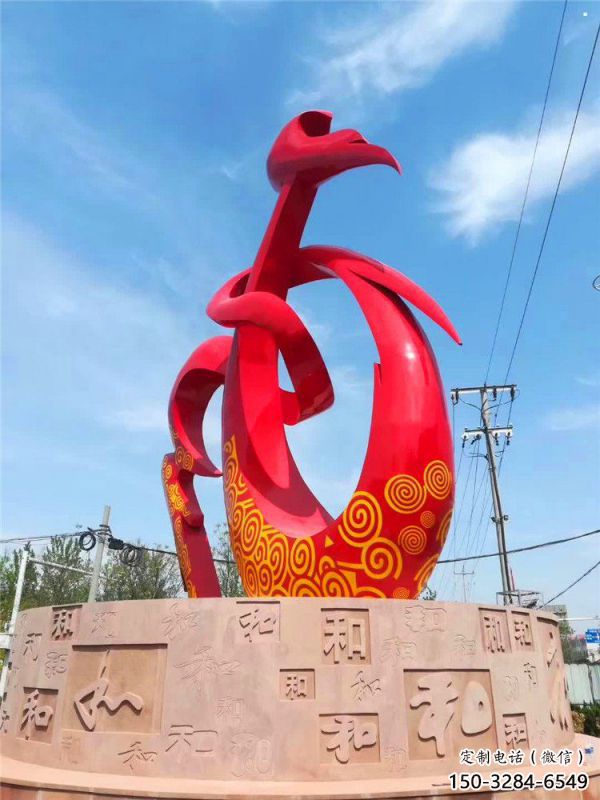 和字雕塑制造，歐式風格，不銹鋼和字雕塑創(chuàng)意廠家