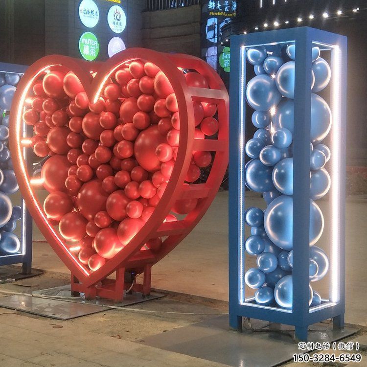 房地產(chǎn)Love雕塑精品，標(biāo)識(shí)雕塑，不銹鋼Love雕塑廠家供給